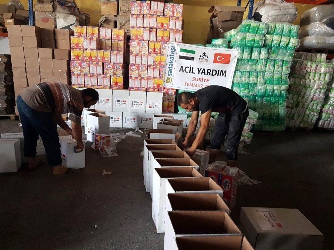 Sadakataşı Derneği&rsquo;nden Suriye İ&ccedil;lerine Yardım