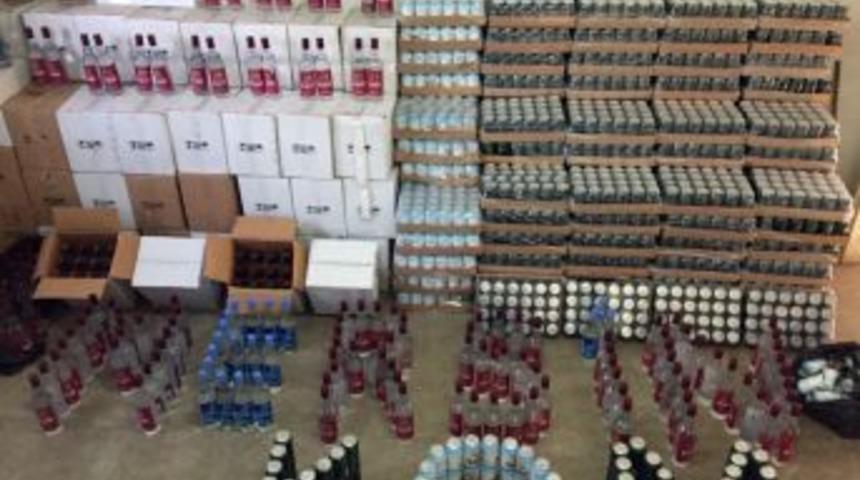 Mersin&rsquo;de Sahte İ&ccedil;ki Operasyonu