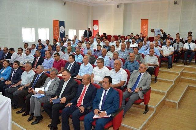 Vali Yerlikaya Yavuzeli İlçesinin Muhtarlarıyla Buluştu