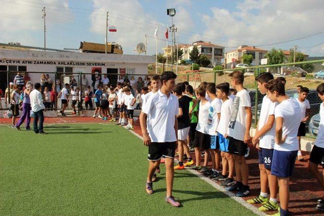 Foça’da Kurulan Futbol Lisesinde Elemeler Başladı