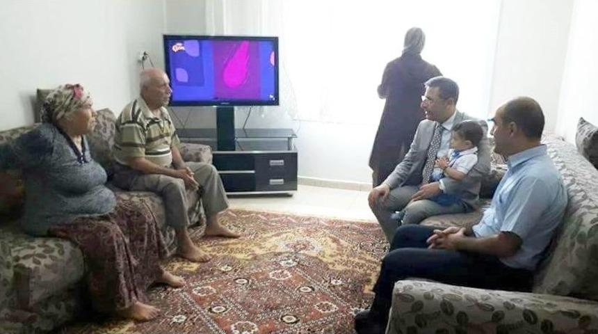 Başkan Pamuk&rsquo;tan Şehit Ailesine Ziyaret