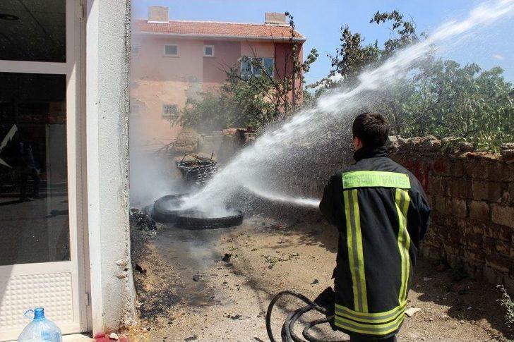 Kırşehir’deki Yangın Korkuttu G3