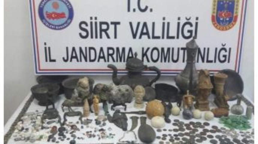 Siirt’te Tarihi Eser Niteliği Taşıyan Eşyalar Ele Geçirildi