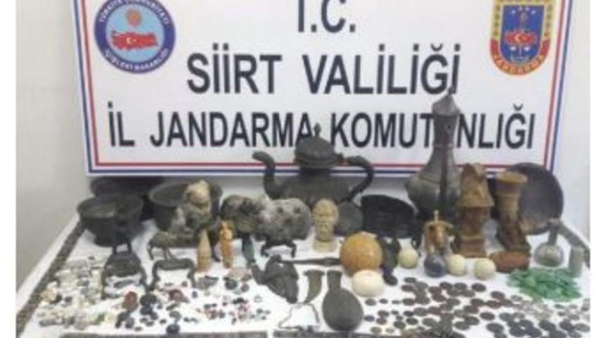 Siirt'te Bir Ara&ccedil;ta 332 Par&ccedil;a Tarihi Eser Bulundu