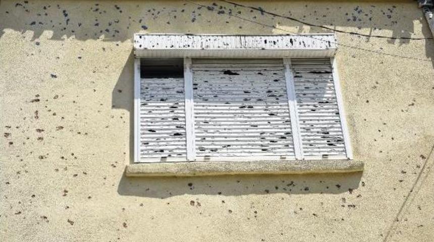 Dolu Yağışı Ortak&ouml;y'deki Evlere Zarar Verdi