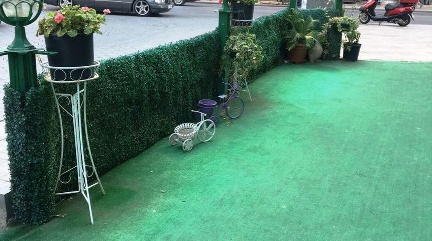 Yeşil Alanı Bozulunca Pankart İle Tepki G&ouml;sterdi