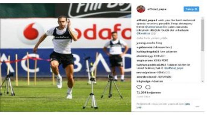 Pepe&rsquo;den Atın&ccedil;&rsquo;a Ge&ccedil;miş Olsun Mesajı