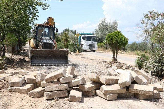 Büyükşehir Saruhanlı’daki 13 Mahallenin Girişlerini Yenileyecek