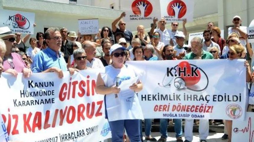 Bodrum'da Khk Ile Ihra&ccedil;lara Tepki