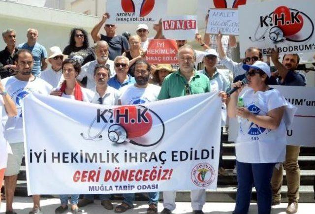 Bodrum'da Khk Ile Ihraçlara Tepki