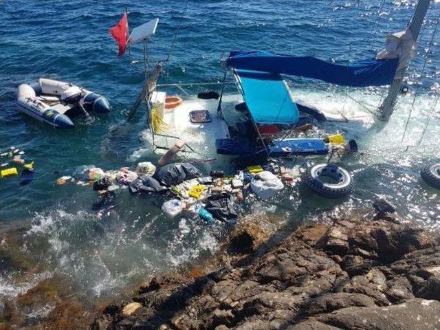 Çanakkale'de Kaçakları Taşıyan Yat Battı, Faciadan Dönüldü