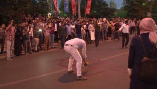 İsrail Büyükelçilik Konutu Önünde Mescid-I Aksa Protestosu