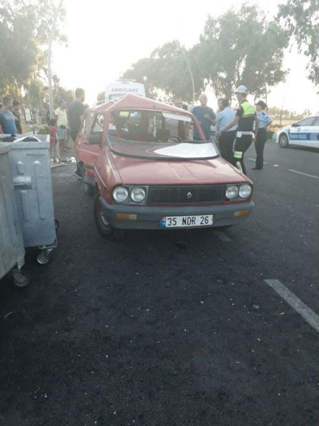 İzmir’de Motosiklet Kazası :1 Ağır Yaralı