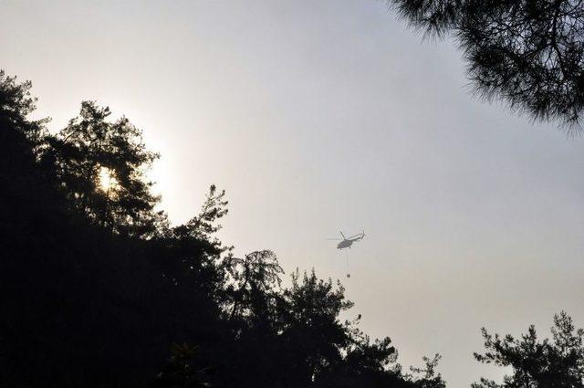 Hatay’da Çıkan Orman Yangını Sürüyor