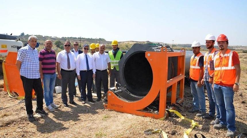 Vali Ceylan Kara Boru Hattında İncelemelerde Bulundu