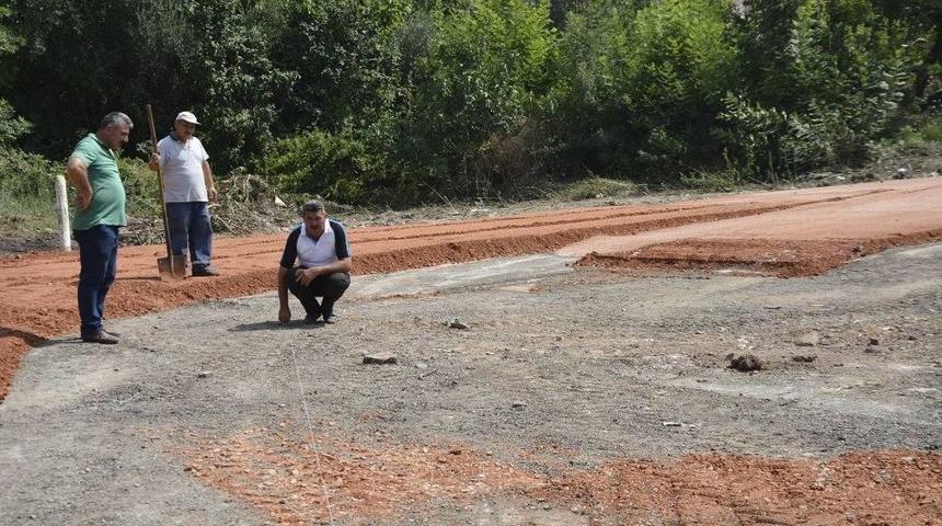 Körfez’de Asfalt Çalışmaları Devam Ediyor