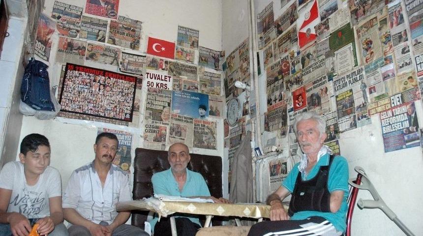 Efe Dayı&rsquo;nın Erdoğan Sevgisi Duvarlara Sığmıyor