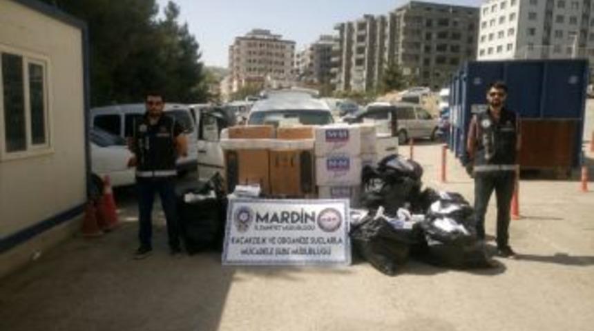 Mardin&rsquo;de 31 Bin Paket Ka&ccedil;ak Sigara Ele Ge&ccedil;irildi