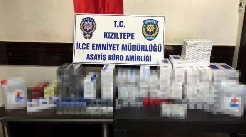 Kızıltepe'de Ka&ccedil;ak I&ccedil;ki Ve Sigara Operasyonu
