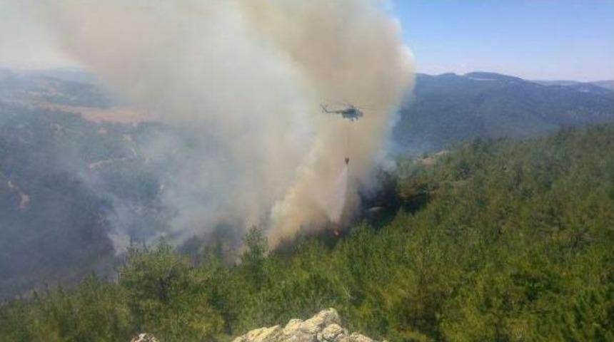 Sındırgı'da 7 Hektar Orman Yandı