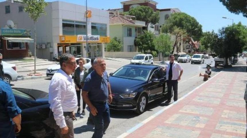 Kocaoğlu Ve Sesli'den Yangın B&ouml;lgesine Ziyaret