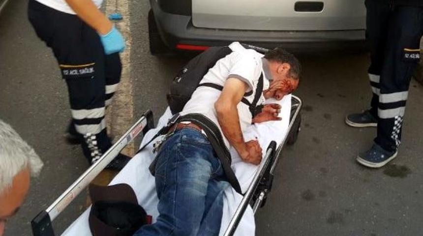 &Ccedil;i&ccedil;eklerin &Uuml;zerinden Atlamaya &Ccedil;alışırken Başından Yaralandı