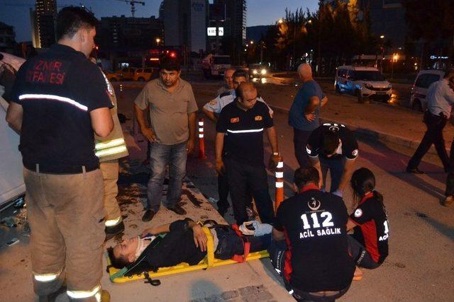 Kontrolden Çıkan Araç Defalarca Takla Attı: 1 Yaralı