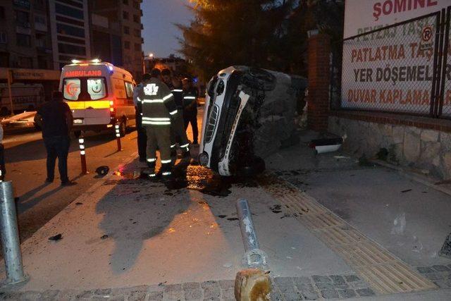 Kontrolden Çıkan Araç Defalarca Takla Attı: 1 Yaralı