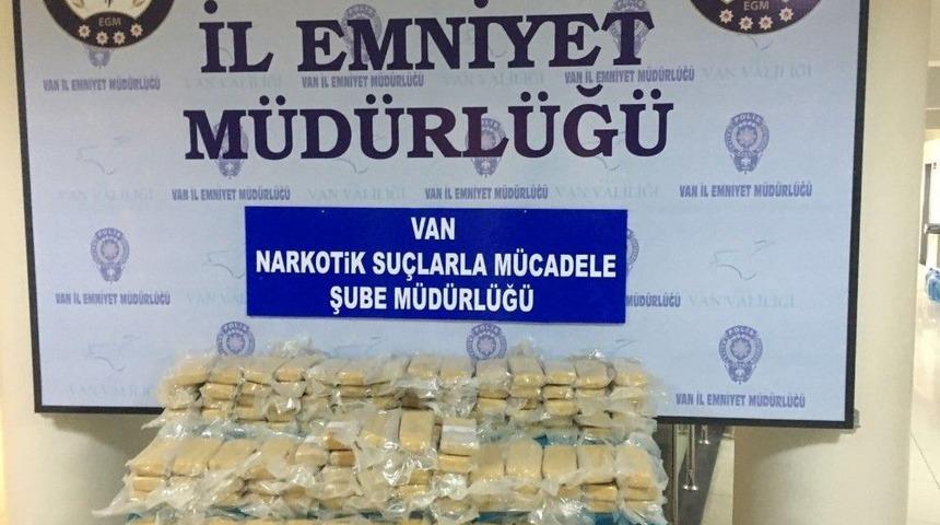 Van&rsquo;da 78 Kilo Eroin Ele Ge&ccedil;irildi
