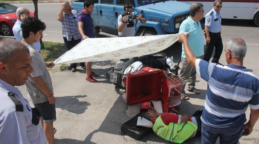 (&ouml;zel Haber) Kazazedeye Vatandaş G&ouml;lgelik Yaptı