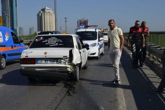 Beşiktaş'ta Kasise Takılan Motorize Polis Ekibi Kaza Yaptı: 2 Yaralı