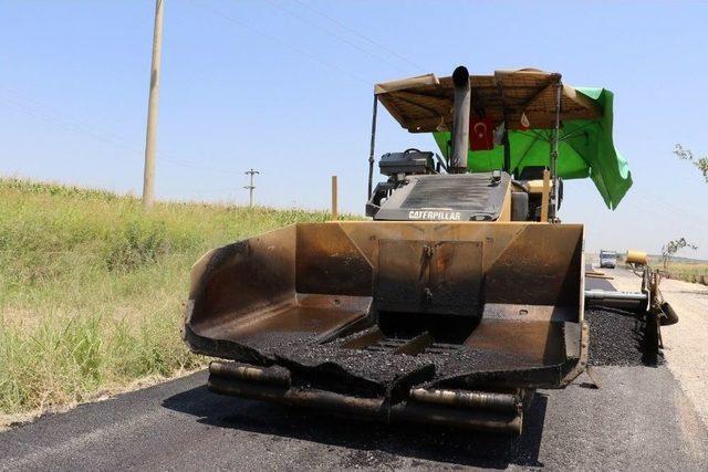 Manisa’da Sıcak Asfalt Çalışmaları