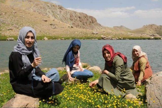 Hakkari'ye Gelen 20 Üniversiteli Berçelan Yaylası'nı Gezdi