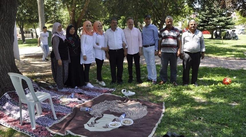 Şehit Aileleri Ve Gaziler Piknikte Bir Araya Geldi