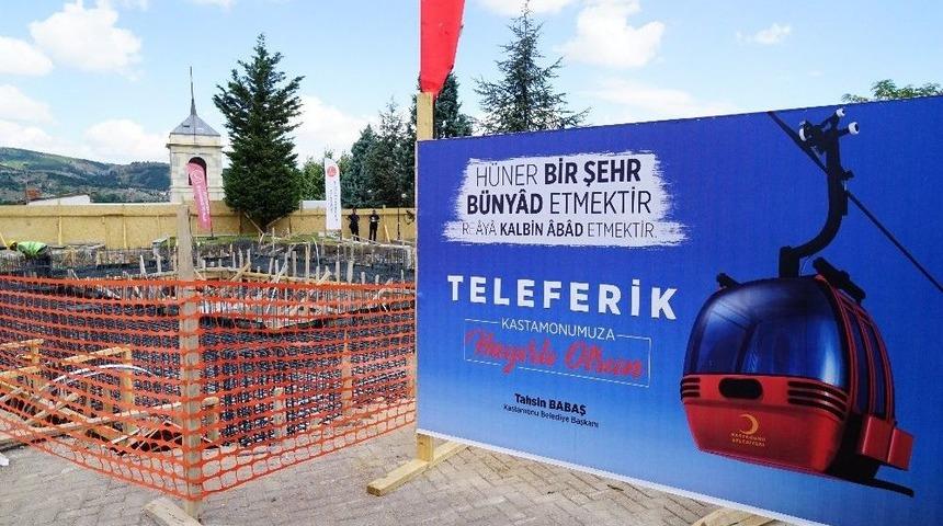 Teleferik Projesi&rsquo;nin Temeli Atıldı
