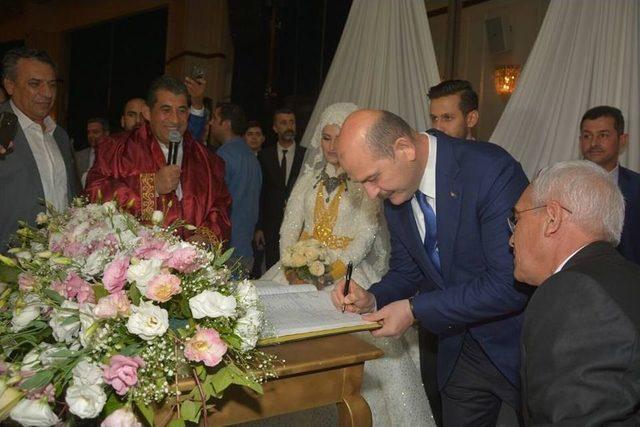 Bakan Soylu Ve Fakıbaba, Nikah Şahidi Oldu