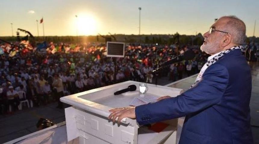 Yenikapı'da B&uuml;y&uuml;k Kud&uuml;s Mitingi