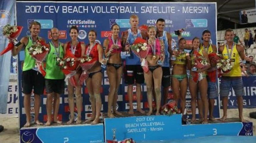 2017 Cev Avrupa Plaj Voleybolu Turu'nda Şampiyon Almanya Ve Rusya
