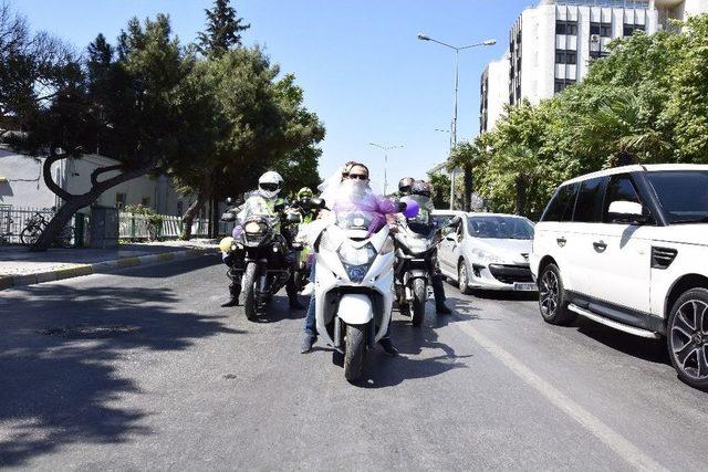 (özel Haber) Böyle Olur Motosikletçilerin Düğünü