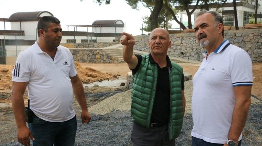 Başkan Altınok &Ouml;z Bulvarspor Kul&uuml;p Başkanı Sebahattin Karaer İle Bir Araya Geldi