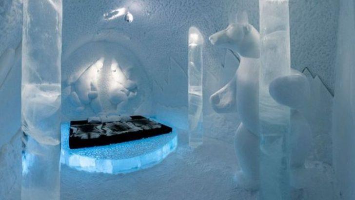 Dünya'nın en pahalı oteli İsveç Buz Otel