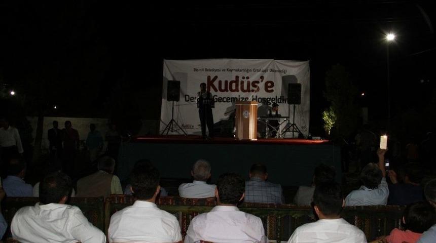 Bismil&rsquo;de Kud&uuml;s Gecesi B&uuml;y&uuml;k İlgi G&ouml;rd&uuml;