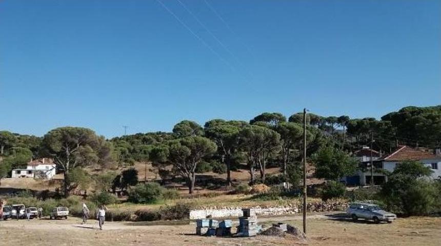 Yatağan'da Feldispat Madeni Protestosu