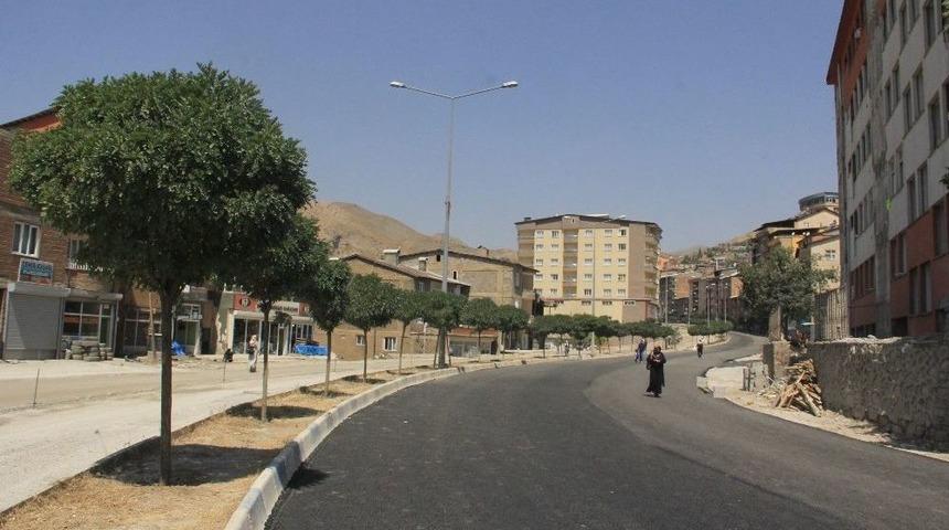 Hakkari&rsquo;de Yol Asfaltlama &Ccedil;alışması