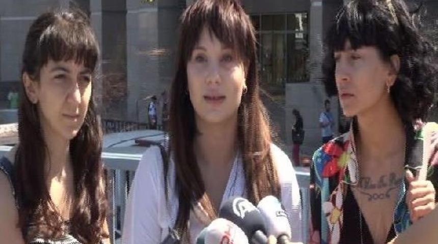 Ma&ccedil;ka Parkı'ndaki Kadınlar Su&ccedil; Duyurusu I&ccedil;in Adliyede