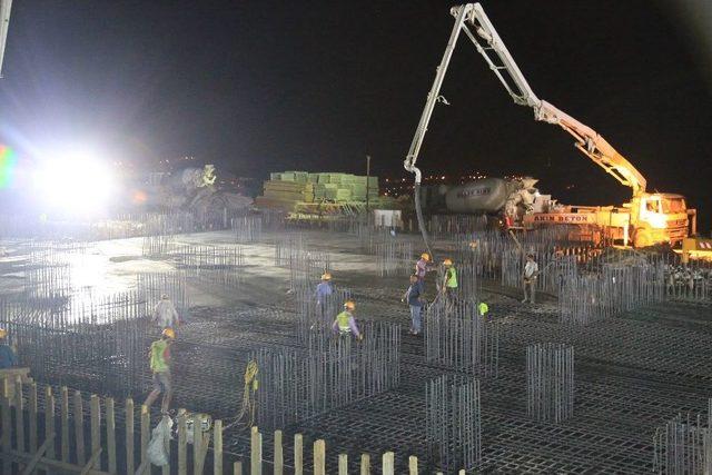 Yeni Milas Devlet Hastanesinde İlk Harç Döküldü