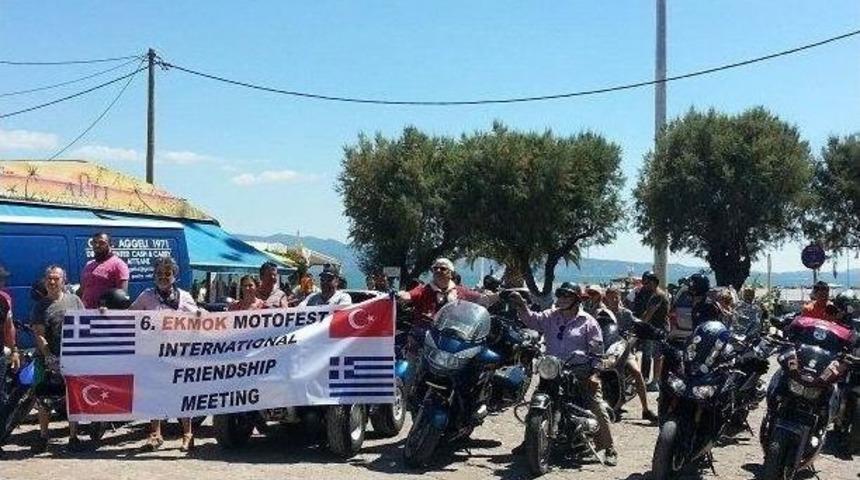 T&uuml;rk Motorcular Midilli&rsquo;de Festival Yaptı