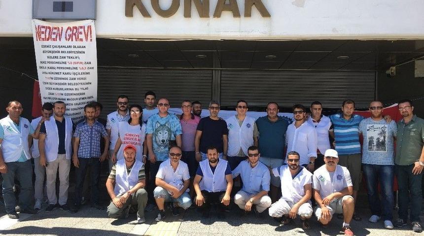 İzdeniz Grevi İzmir Ulaşımını Vurdu