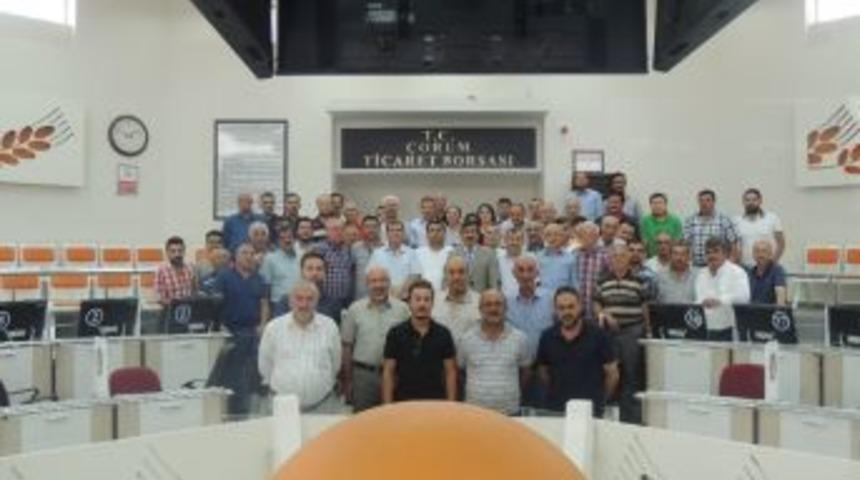 Bektaş, Buğday Pazarı Esnafıyla İle Bir Araya Geldi