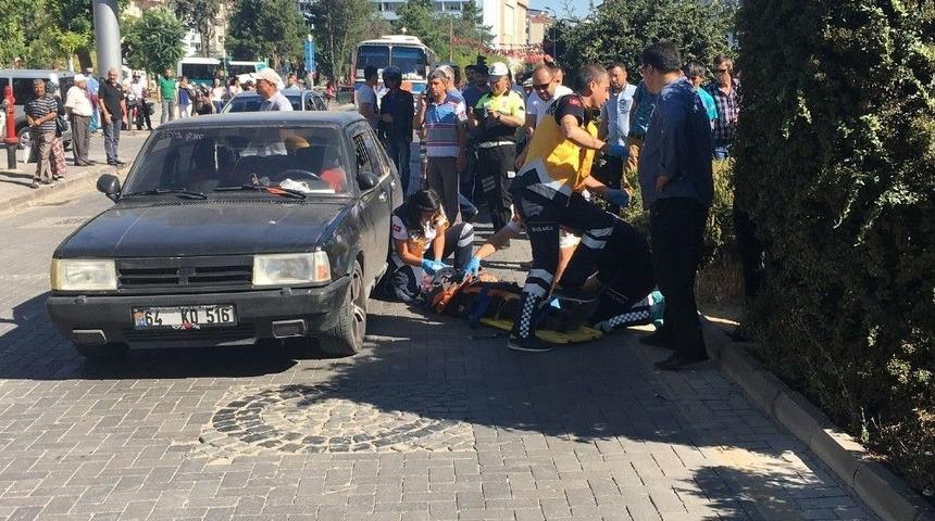 Uşak&rsquo;ta Trafik Kazası; 1 Ağır Yaralı